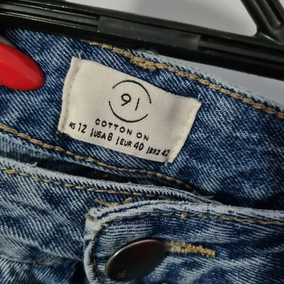 Cotton on size 12 denim shorts - Picture 4 of 4